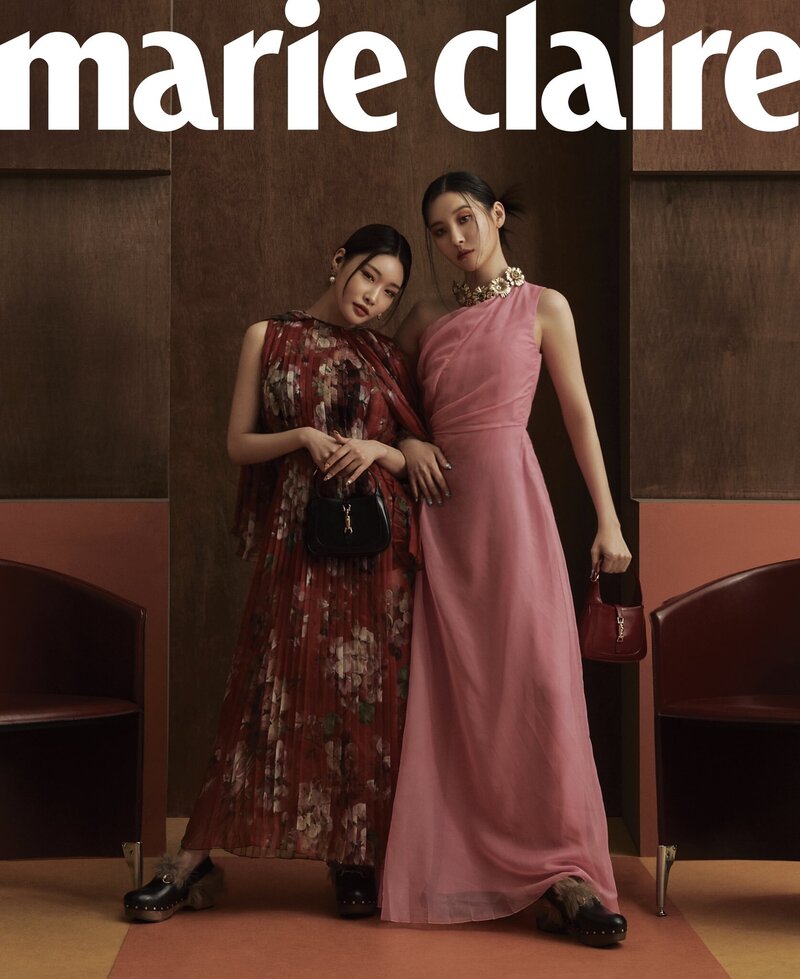 Sunmi & Chungha for Marie Claire Korea Magazine May 2021 Issue documents 1