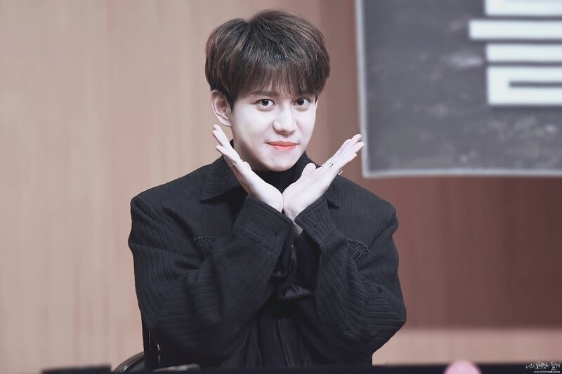 180119 Block B Kyung at Re:MONTAGE fansign documents 3