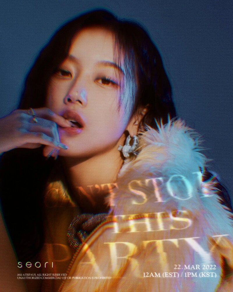 Seori - Can't Stop This Party 3rd English Digital Single teasers documents 4