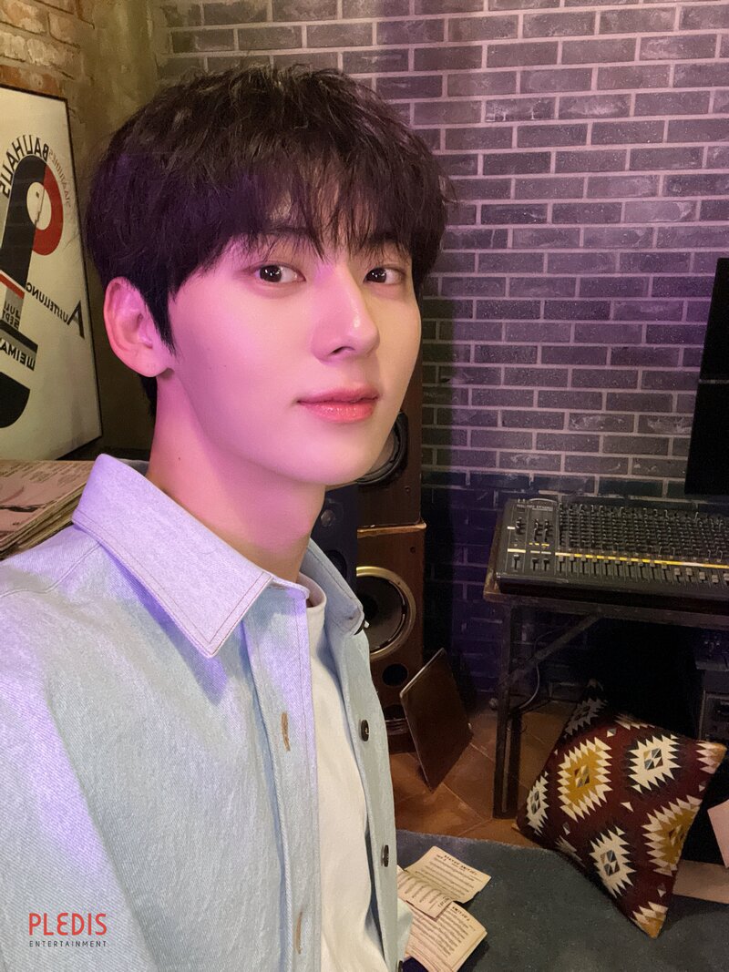 230721 Minhyun - tvN drama <#MyLovelyLiar> behind the scenes of poster filming | Weverse documents 6