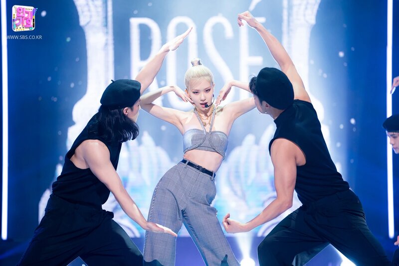 210321 Rosé - 'On The Ground' at Inkigayo documents 11