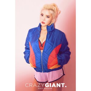 LAYSHA's Chaejin and Goeun for Crazy Giant Magazine January 2019 issue