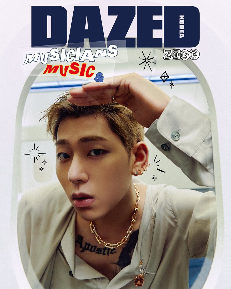 ZICO for DAZED Korea x TIFFANY & CO. August Issue 2022 documents 1