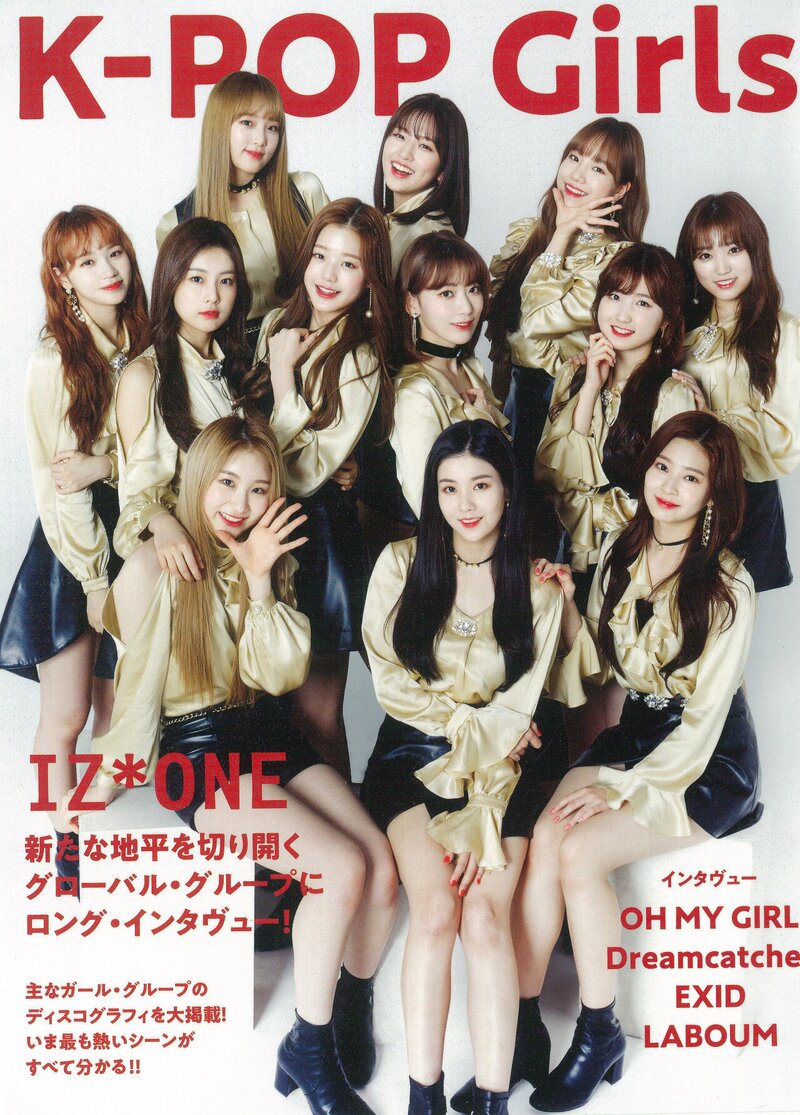 IZ*ONE for KPOP GIRLS April 2019 issue [SCANS] documents 1
