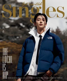 SF9 ROWOON for SINGLES Magazine Korea x THE NORTH FACE November Issue 2022