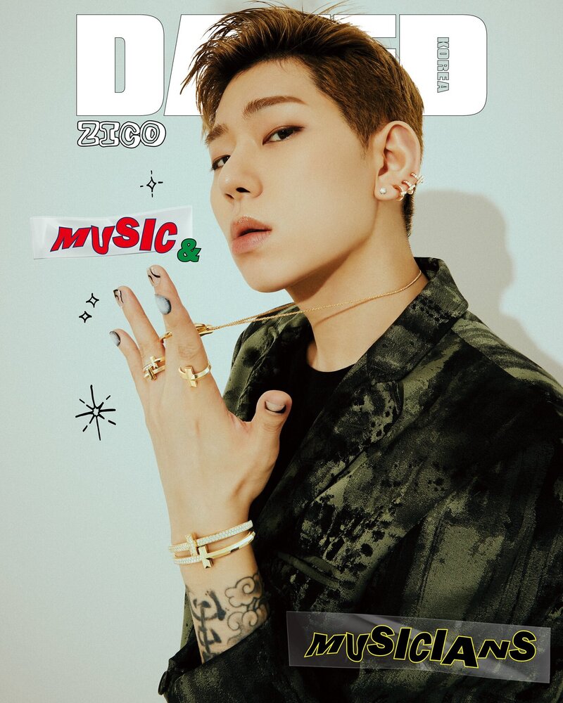 ZICO for DAZED Korea x TIFFANY & CO. August Issue 2022 documents 3