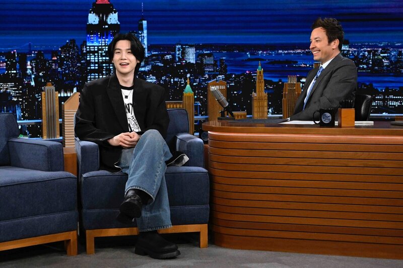 230502 SUGA at THE TONIGHT SHOW starring Jimmy Fallon documents 3
