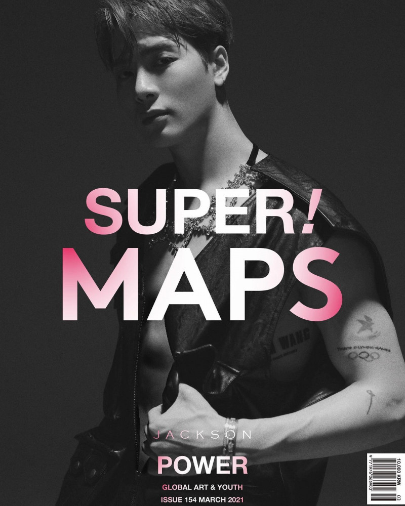 Jackson Wang for MAPS Magazine 2021 March Issue Vol. 154 documents 2