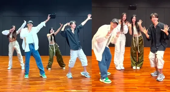 SEVENTEEN's Wonwoo and Hoshi Take on NewJeans "Super Shy" Dance Challenge