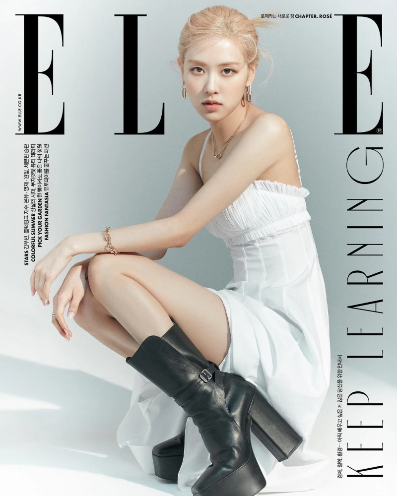 BLACKPINK Rosé for ELLE Korea Magazine June 2021 Issue documents 6