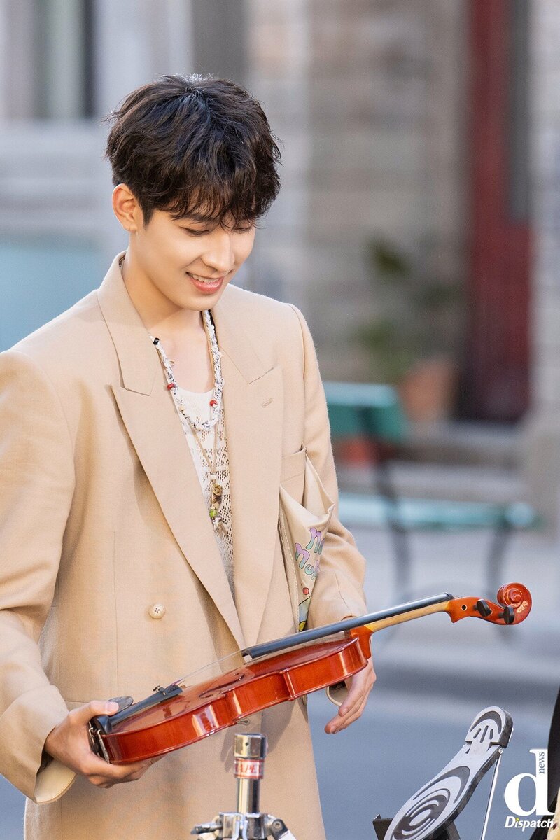 SEVENTEEN Wonwoo - 'God of Music' MV Behind Photos by Dispatch documents 2