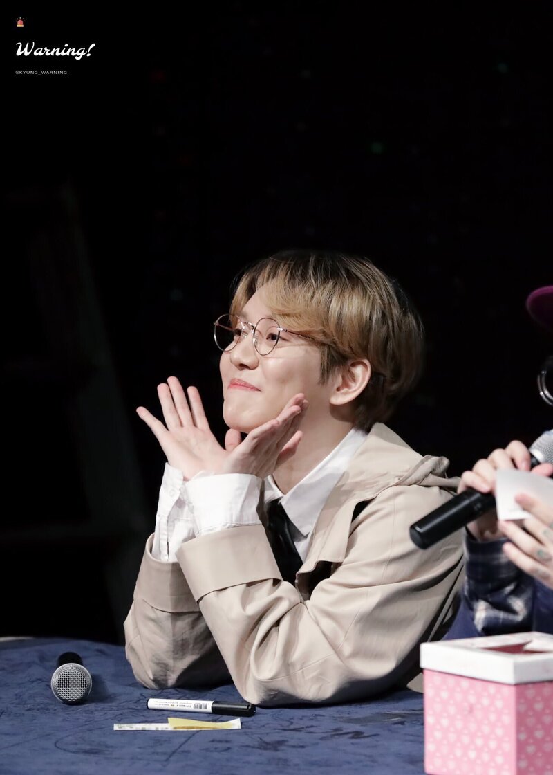 171118 Block B Park Kyung at fanmeet event documents 2