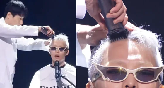 AKMU's Lee Chanhyuk Shaves Head During Inkigayo Performance!