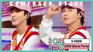 [쇼! 음악중심] 유노윤호 - 로코(하우스 파티) (U-KNOW - Loco(House Party)), MBC 210123 방송