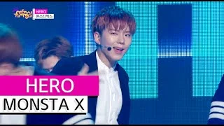 [HOT] MONSTA X - HERO, 몬스타엑스 - 히어로, Show Music core 20151114