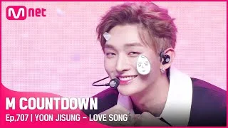 [YOON JISUNG - LOVE SONG] KPOP TV Show |#엠카운트다운 | M COUNTDOWN EP.707 | Mnet 210429 방송