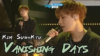 [Comeback Stage] KIM SUNGKYU - Vanishing Days, 김성규 - 지워지는 날들 Show Music core 20180303