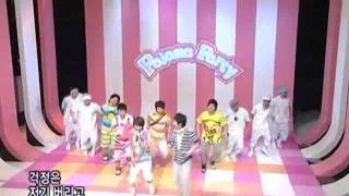 Superjuiorhappy - Pajama Party @SBS Inkigayo 인기가요 20080803