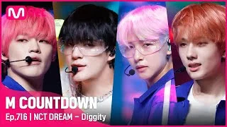 ‘COMEBACK’ 에너제틱 매력 ‘NCT DREAM’의 ‘Diggity’ 무대 #엠카운트다운 EP.716 | Mnet 210701 방송