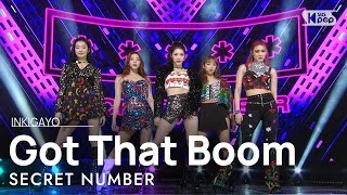 SECRET NUMBER(시크릿넘버) - Got That Boom @인기가요 inkigayo 20201122