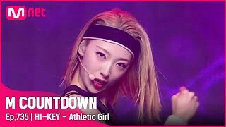 [H1-KEY - Athletic Girl] KPOP TV Show | #엠카운트다운 EP.735 | Mnet 220113 방송