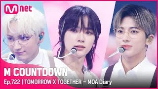 [TOMORROW X TOGETHER - MOA Diary (Dubaddu Wari Wari)] Comeback Stage #엠카운트다운 EP.722 | Mnet 210826 방송