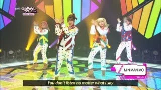 [Music Bank w/ Eng Lyrics] TINY-G - MINIMANIMO (2013.03.16)