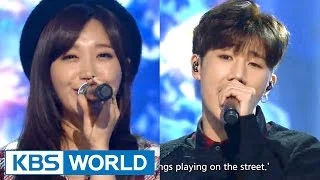 Kim SeongKyu (김성규) & Jeong EunJi (정은지) - Happy Together [Music Bank Christmas Special / 2015.12.25]