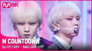 '최초 공개' 레트로 킹 '키(KEY)'의 'BAD LOVE' 무대 #엠카운트다운 EP.727 | Mnet 210930 방송