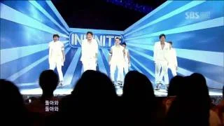 INFINITE - Comeback again (인피니트 - 다시 돌아와)  @ SBS Inkigayo 인기가요 100620