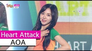 [HOT] AOA - Heart Attack, 에이오에이 - 심쿵해, Show Music core 20150718