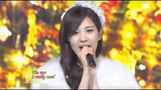 Suzy&Seohyun&Hyorin - All I want for christmas is you @SBS Inkigayo 인기가요 20111225