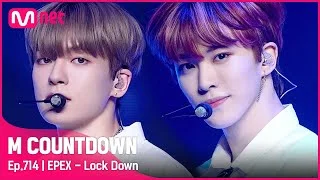 [EPEX - Lock Down] KPOP TV Show |  #엠카운트다운 EP.714 | Mnet 210617 방송